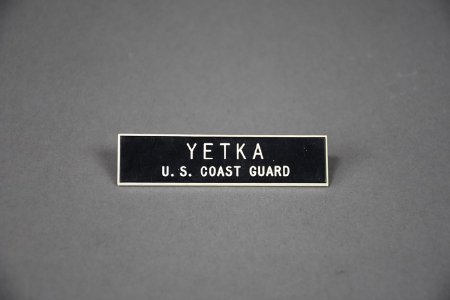 U.S. Coast Guard identification plate