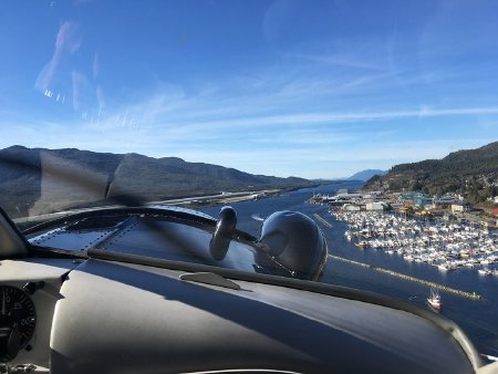 Flying over the Tongass Narrows