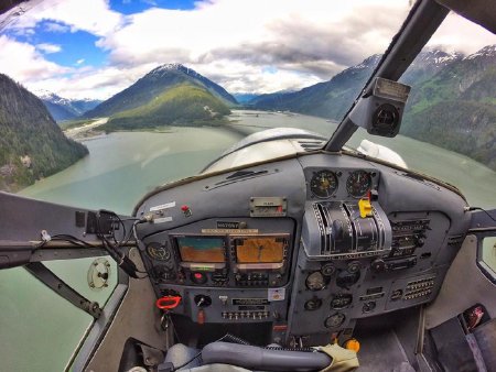 Cockpit of a de Havilland Beaver