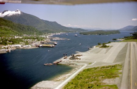 Tongass Narrows and Ketchikan International Airport