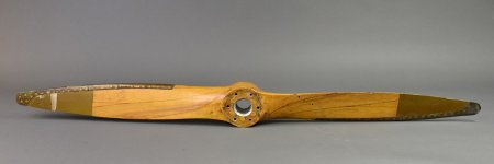 Two bladed wood propeller for Luscombe plane