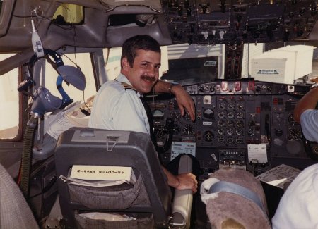 Mike Cessnun flying for Alaska Airlines