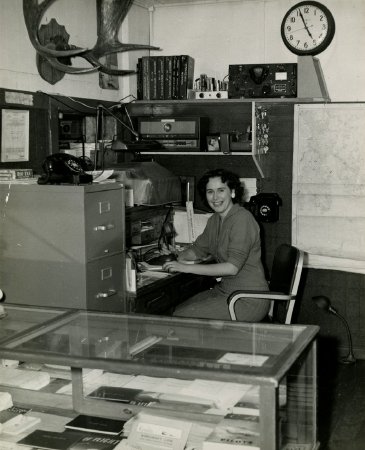 Webber Air dispatcher Irene Manzoni