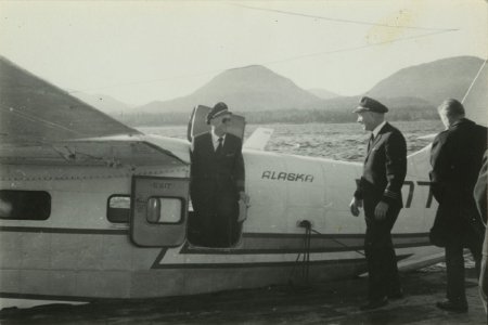 Bud Bodding on his last flight