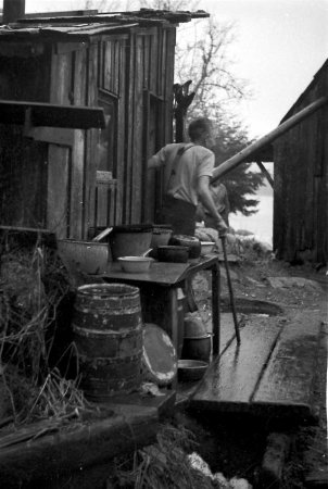 Cabin at Saxman, circa 1936