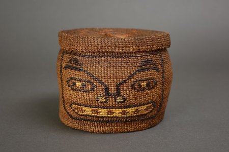 Basket & Lid, Tsimshian                 