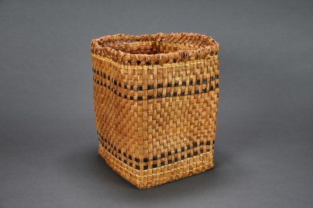 Potato basket - angled view