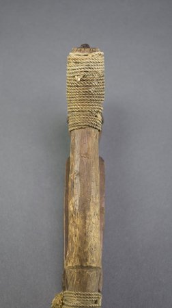 Halibut hook with man figure