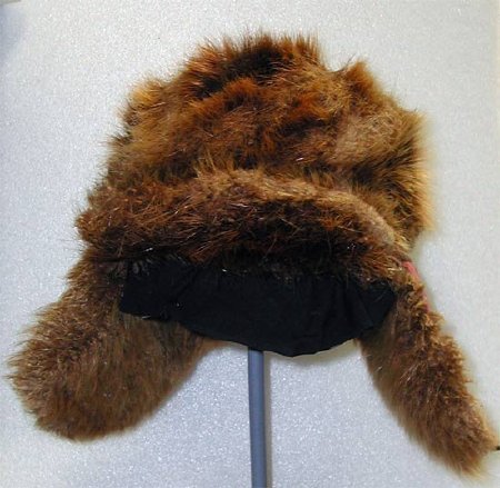 Fur trapper's hat