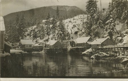 Inman Shingle Mill water wheel on Creek Street