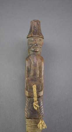 Halibut hook with man figure