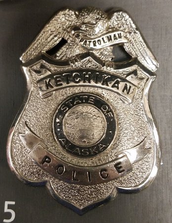 Ketchikan Police Department patrolman's badge