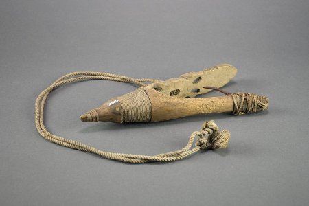 Halibut hook with attached rope