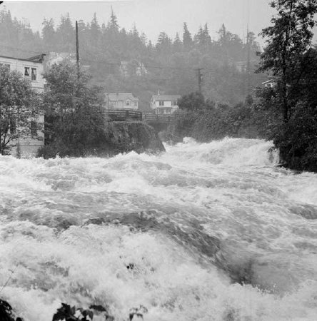 Ketchikan Creek winter flood