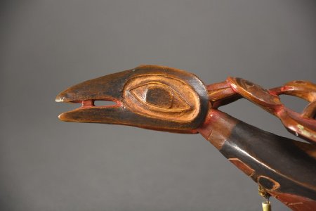 Raven Rattle - head