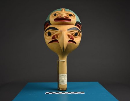 Eagle Transformation Dance Rattle - eagle view