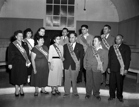 Alaska Native Brotherhood and Sisterhood officers, 1953