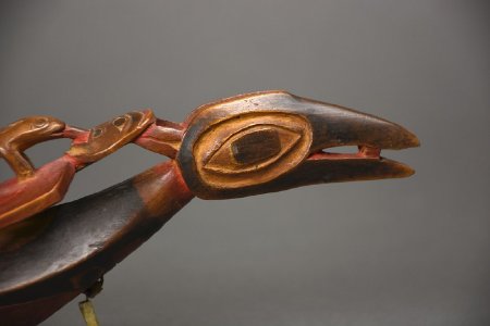 Raven Rattle - head