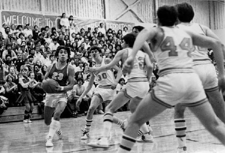 Basketball game at Metlakatla