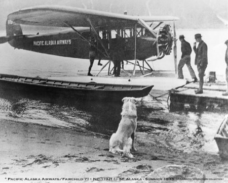 Pacific Alaska Airways' Fairchild 71 in Southeast Alaska, 1935