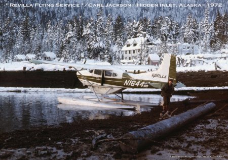 Carl Jackson at Hidden Inlet, AK, 1972