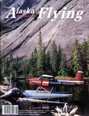 Revilla Flying Service on the Cover of the Alaska Flying Magazine, 1985