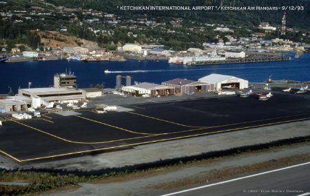 Ketchikan Air Service Hangars at Ketchikan International Airport, 1993