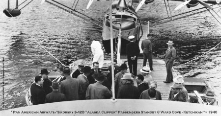 Pan American Airways Sikorsky S-42B at Ward Cove, Ketchikan, AK, 1940