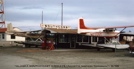 Alaska Southcoast Airways Annette Airport Terminal, 1969