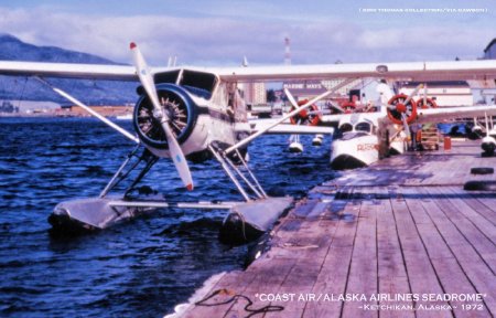 Coast Air / Alaska Airlines Seadrome, Ketchikan, AK, 1972