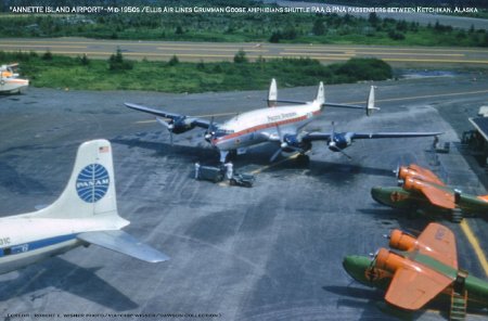 Ellis Air Lines Shuttle Passengers Between Ketchikan and Annette Airport