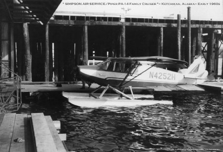 Simpson Air Service Piper Family Cruiser, Ketchikan AK, circa early 1960s