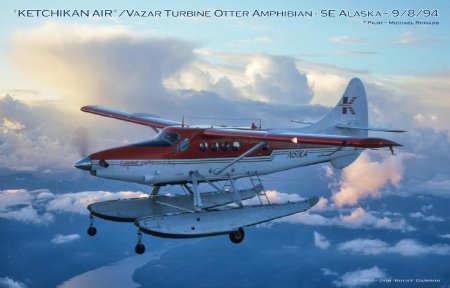 Ketchikan Air Service Vazar Turbine Otter in Southeast Alaska, 1994