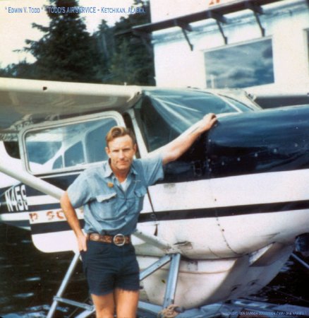 Ed Todd with N4599F, Ketchikan, AK