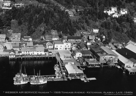 Webber Air Service Hangar, Ketchikan, AK, circa late 1940s