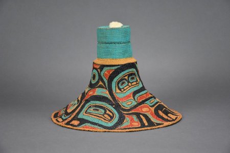 Spruce root hat