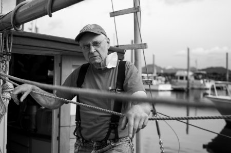 Leif Eric Johansen on Deck of the <i>F/V Oddie</i>