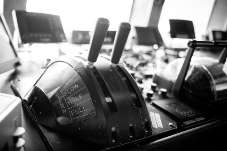 Bridge Controls on the <i>M/V Columbia</i>