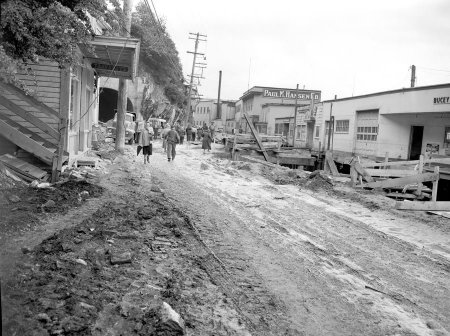 Water Street road construction