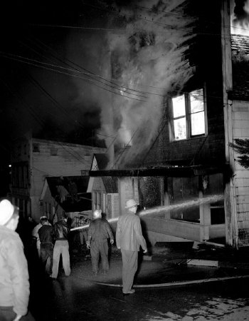 Tongass Laundry and Dry Cleaners fire