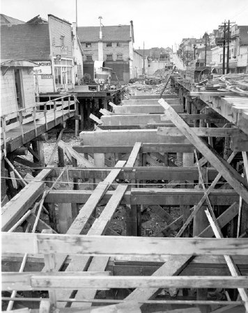 Water Street arterial road construction