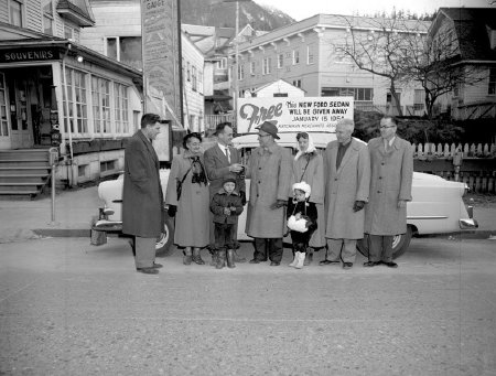 Winners of the Ketchikan Merchants Association Christmas Car