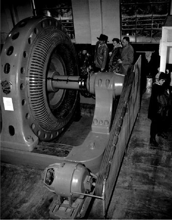 Beaver Falls power plant generator room