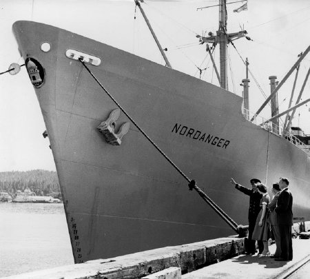 M/V Nordanger at the Ketchikan Pulp Mill