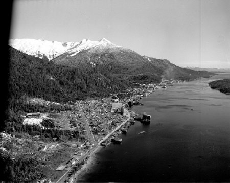 Ketchikan looking down Tongass Narrows