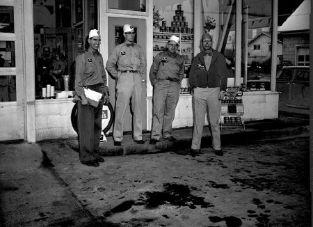 Barber and Eichner Chevron Station service attendants