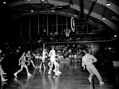 First basketball game in the new Kayhi gym