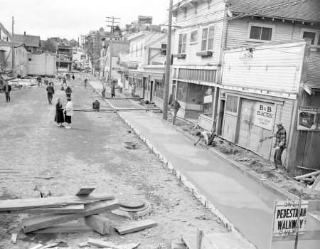 Water Street road construction