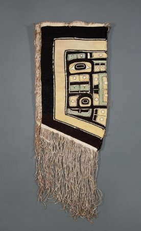 Chilkat robe fragment, circa 1880s.