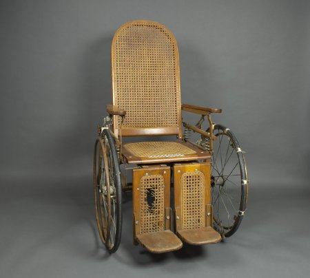 Wheelchair with CM ruler